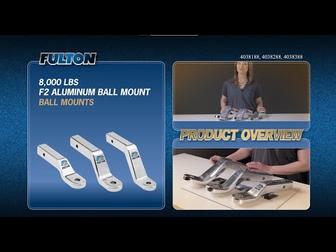 FULTON, 4038188 Fulton Aluminum Ball Mount  2 In. Drop