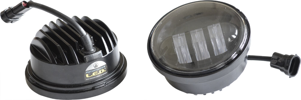PATHFINDER, HDPL2B 4.5" Led PaSSing Lamps Black High Definition
